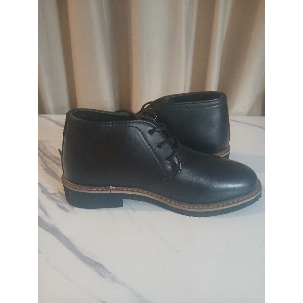 Deer Stags Ballard Chukka Formal Boots- Boys 12M  Black - Picture 5 of 7